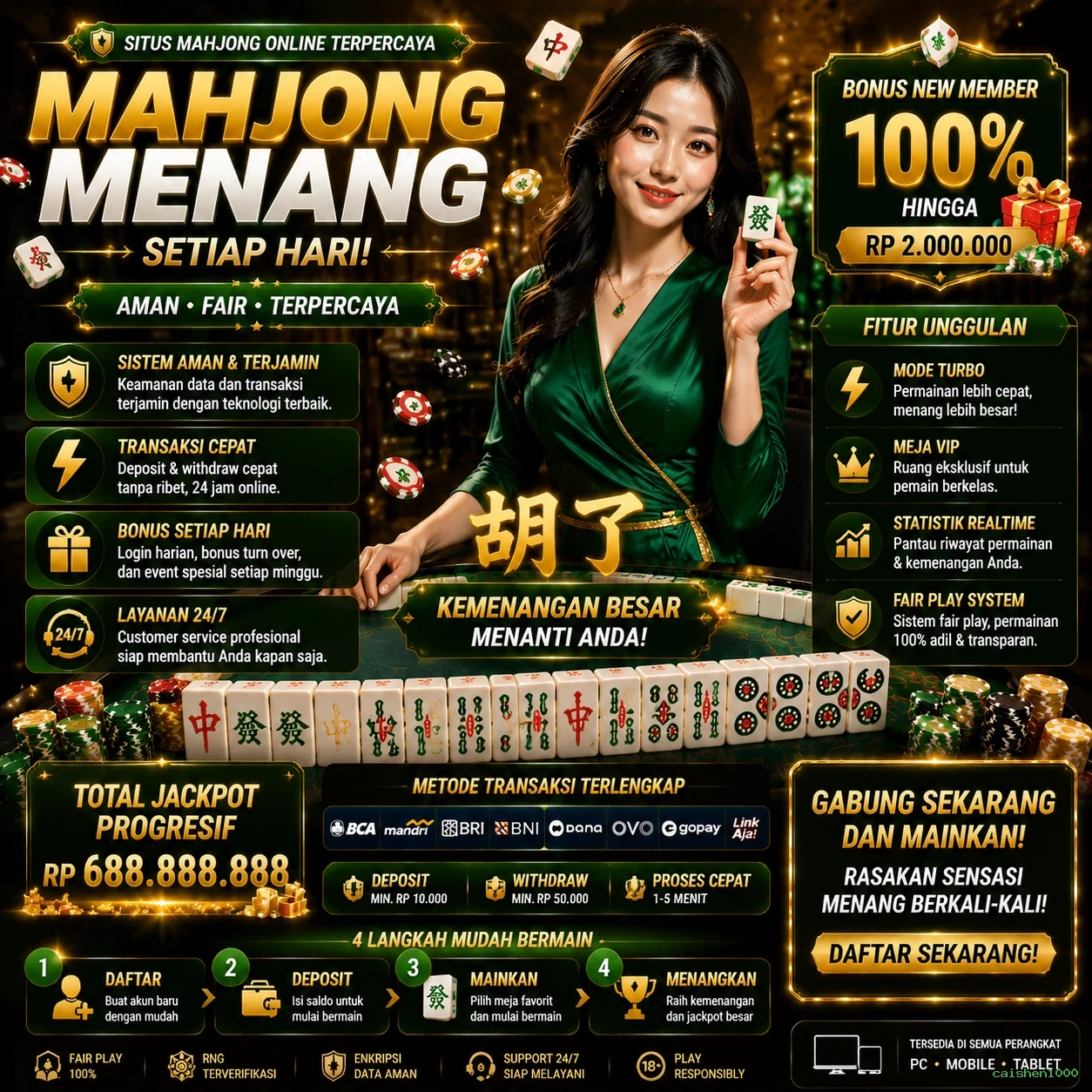 Mengulas Keunggulan Permainan di Situs caishen1000