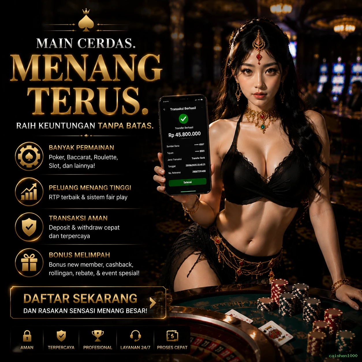 caishen1000 Bonus Menarik